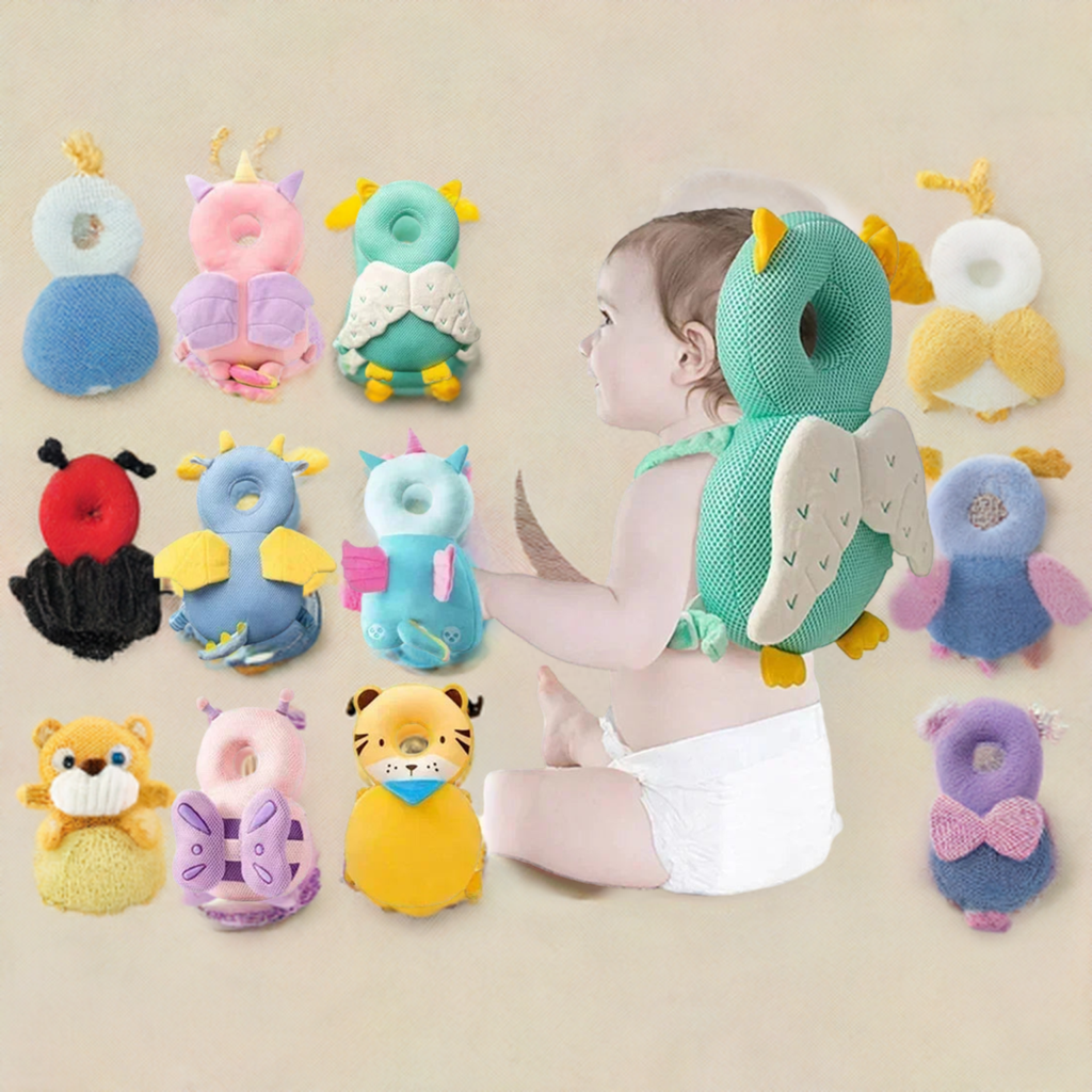 1-3T Toddler Baby Head Protector Safety Corner Guards Prevent Back Injured Angel Bee Cartoon Edge Security Protective Headgear